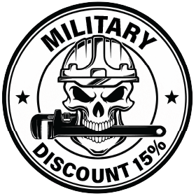 Military Discount 15% Badge